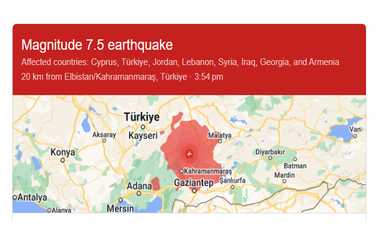 2nd Massive Turkey Earthquake: துருக்கியில் மீண்டும் அதிபயங்கர நிலநடுக்கம்.. ரிக்டர் அளவில் 7.6 ஆக பதிவு.!