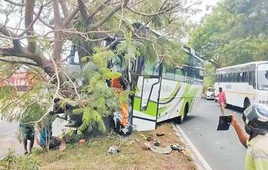 Trichy Chennai Highway Accident: சாலையை கடந்த கன்றுகுட்டிக்காக சடன் பிரேக்.. ஷேர் ஆட்டோ, லாரி, ஆம்னி பேருந்து அடுத்தடுத்து மோதி பயங்கர விபத்து.. 2 பேருக்கு மரண பயம்.!