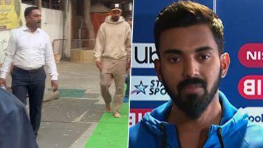 KL Rahul Visit Nagpur Sai Baba Temple: நாக்பூர் சாய் பாபா கோவிலில் சாமி தரிசனம் செய்த கிரிக்கெட் வீரர் கே.எல் ராகுல்..!