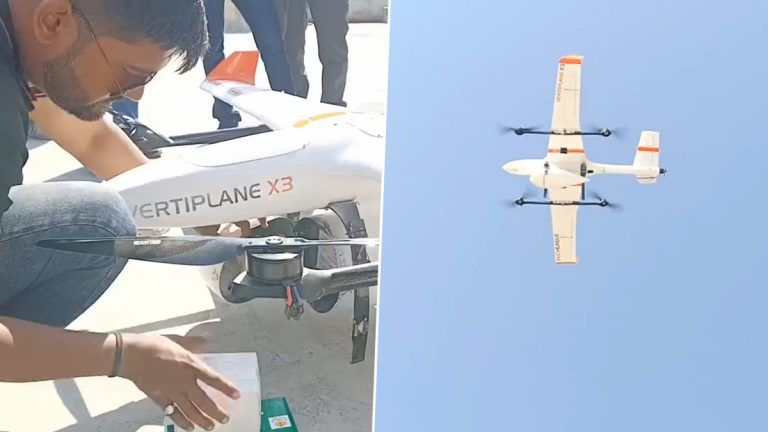 Drone Sent Medicines: 28 நிமிடத்தில் 74 கி.மீ பயணம்.. டிபி நோயாளிகளுக்காக பரந்த டிரோன்..!