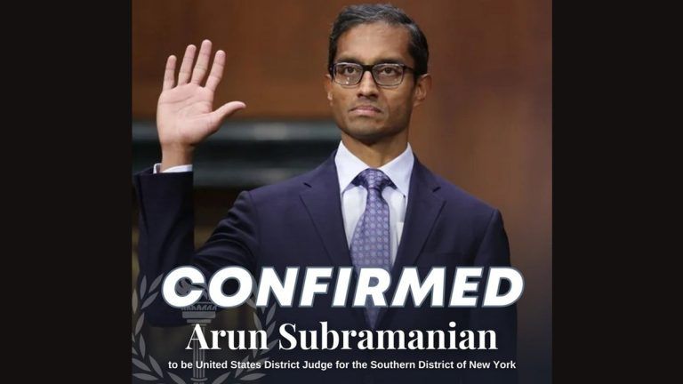 Indian American Arun Subramanian: இந்திய வம்சாவளி அருண் சுப்பிரமணியம் அமெரிக்க மாவட்ட நீதிபதியாக நியமனம்..!