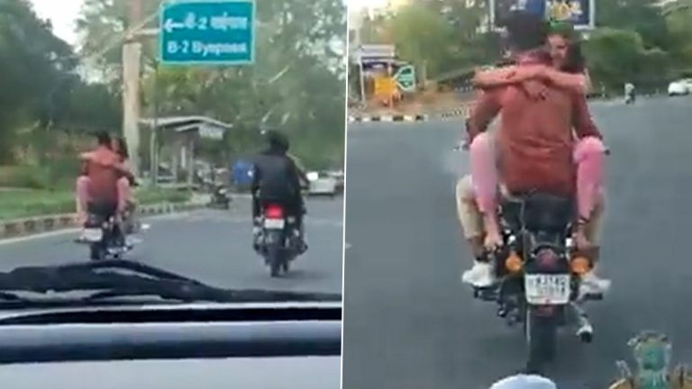 Love Couple Ride: காதலியின் ஆசையை நிறைவேற்ற நடுரோட்டில் விபரீத பயணம் மேற்கொண்ட காதல் ஜோடி.. வீடியோ வைரல்..!