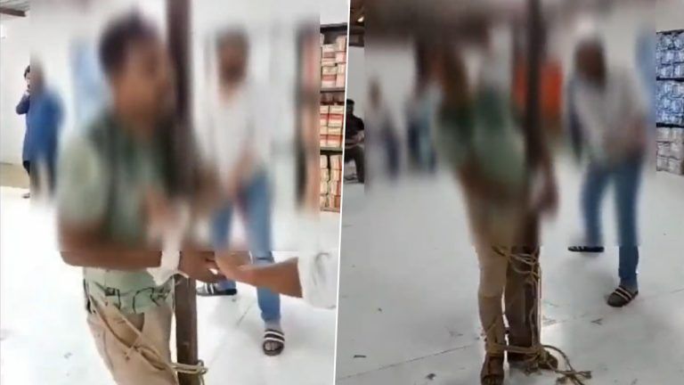 Man Killed: திருட்டு சம்பவத்தில் ஈடுபட்ட மேலாளர்.. கட்டிவைத்து அடித்தே கொன்ற பயங்கரம்.. அதிர்ச்சியூட்டும் வீடியோ வைரல்.!