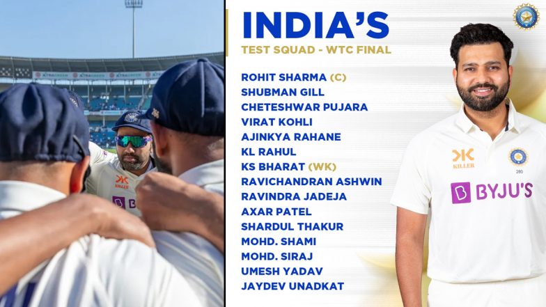 ICC Test Final Team India: ஆண்கள் டெஸ்ட் உலகக்கோப்பை போட்டித்தொடருக்கான இந்திய அணி அறிவிப்பு.. விபரம் உள்ளே.!