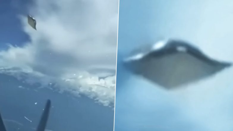 UFO Video: விமானத்தை கடந்து அதிவேகத்தில் பயணித்த ஏலியனின் பறக்கும் தட்டு?.. அதிர்ச்சியை தரும் பகீர் வீடியோ.!