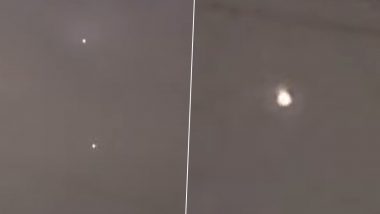 UFO Video Viral: அதிவேகத்தில் கடந்து சென்ற வெளிச்சங்கள்.. வானில் உலாவும் மர்மம்.. அமெரிக்காவில் மீண்டும் ஏலியன் பீதி.!