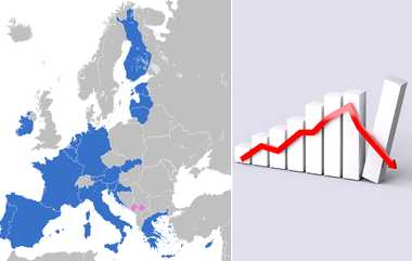 Eurozone Slips Into Recession: வரலாற்றில் இல்லாத அளவு சரிவை சந்திக்க தொடங்கிய யூரோ.. சர்வதேச அளவில் அதிர்ச்சியை தந்த தகவல்கள்.!