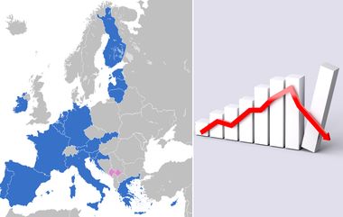 Eurozone Slips Into Recession: வரலாற்றில் இல்லாத அளவு சரிவை சந்திக்க தொடங்கிய யூரோ.. சர்வதேச அளவில் அதிர்ச்சியை தந்த தகவல்கள்.!