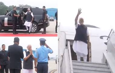 PM Modi France Visit: அரசுமுறை பயணமாக பிரான்ஸ் புறப்பட்டார் பிரதமர் நரேந்திர மோடி; பிரான்ஸ் அதிபருடன் பேச்சுவார்த்தை.!