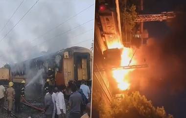 Madurai Train Fire: சுற்றுலாப்பயணிகள் இரயிலில் பயங்கர தீவிபத்து; 5 பேர் பலி, பலர் படுகாயம்.. சிலிண்டரில் சமைத்தபோது பயங்கரம்.!