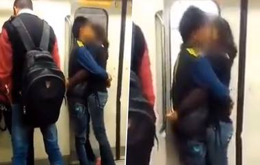 Delhi Metro Couple Kissing Video: உதட்டோடு உதடு வைத்து.. பொதுமக்கள் முன் அத்துமீறிய காதல் ஜோடி.. டெல்லி மெட்ரோவில் பகீர்.!