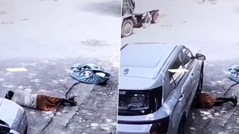 Car Ran Over Man: சாலையோரம் உறங்கியவரின் மீது காரை ஏற்றி-இறக்கிய பயங்கரம்; ஓட்டுனரின் அதிர்ச்சி செயல்.!