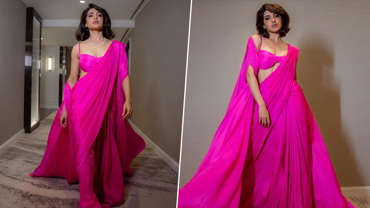 Actress Samantha: அடேங்கப்பா.. சவுதிக்கே ராணி போல ஜொலிக்கும் சமந்தா; அசத்தல் கிளிக் இதோ.!