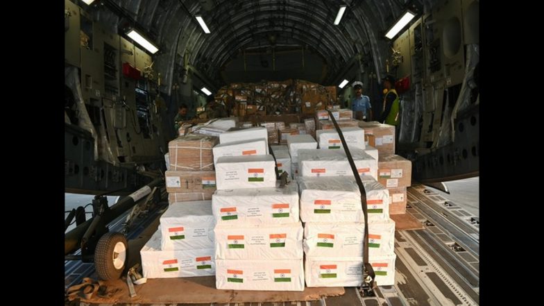 India Helps To Palestine: 6.5 டன் மருத்துவ பொருட்கள், 32 டன் மீட்புப்படை உபகரணங்களை பாலஸ்தீனியத்திற்கு அனுப்பியது இந்தியா.!