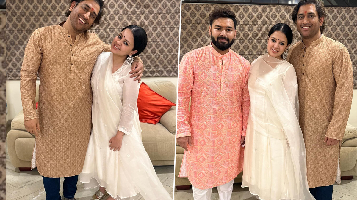 MSD Celebrates Diwali: குடும்பத்துடன் தீபாவளியை கொண்டாடிய மகேந்திர சிங் தோனி; அசத்தல் கிளிக்ஸ் இதோ.!