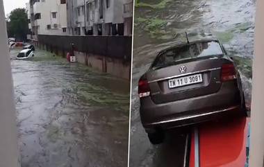 Cars Swept Away by Floods: தொடர் கனமழை எதிரொலி: பள்ளிக்கரணை, வேளச்சேரியில் சூழ்ந்த வெள்ளம்.. அடித்து செல்லப்பட்ட கார்கள்..!