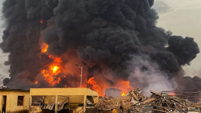 Guinea Oil Terminal Blast: கினியா எரிபொருள் கிடங்கு தீ விபத்து... 13 பேர் பரிதாப பலி..!