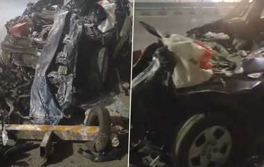 Car Truck Accident: லாரியின் மீது கார் மோதி பயங்கர விபத்து; 2 காவலர்கள் பரிதாப பலி.! டெல்லியில் அதிர்ச்சி சம்பவம்.!