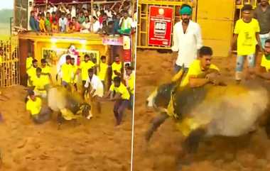 Palamedu Jallikattu: பாலமேடு ஜல்லிக்கட்டு ஆரம்பம்... சீறி பாயும் காளைகள்... அடக்கும் வீரர்கள்..!