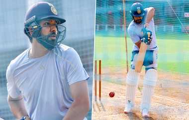 IND VS ENG Test: இங்கிலாந்துக்கு எதிரான டெஸ்ட் தொடருக்கு தீவிரமாக தயாராகும் ஹிட்மேன்; அசத்தல் கிளிக்ஸ் வைரல்.!