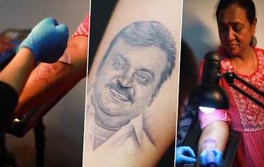 Premalatha Vijayakanth Tattoo: கேப்டன் முகத்தை பச்சை குத்திக்கொண்ட பிரேமலதா.. வைரலாகும் நெகிழ்ச்சி வீடியோ..!