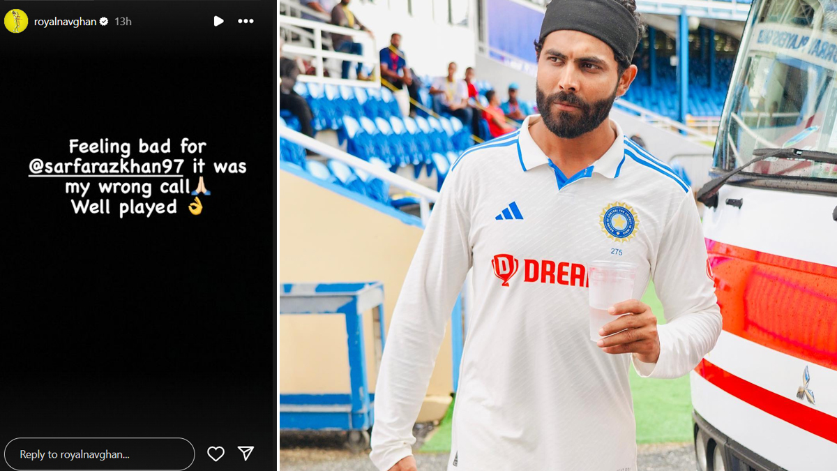 Jadeja Admits the Mistake: எஸ்.கான் ரன் அவுட்க்கு காரணம் நானே - தவறை ஒப்புக்கொண்ட ஜடேஜா; இன்ஸ்டாகிராமில் வருந்தி பதிவு.!