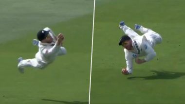 Glenn Phillips Superman Catch: எதிர்பார்க்கலையே... சூப்பர்மேன் போல பாய்ந்து கேட்ச் பிடித்த க்ளென்.. அசத்தல் காட்சிகள் இதோ.!