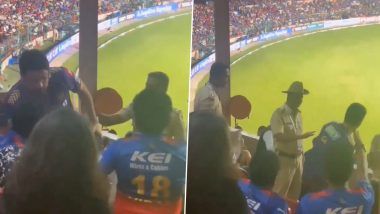 RCB Vs KKR Fans Argument: ஆர்சிபி வெர்சஸ் கொல்கத்தா அணி போட்டியில், டீசர்ட் சண்டை; சர்ச்சை வீடியோ வைரல்.!