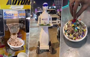 Robot Serve Food: ஓட்டலில் வேலை பார்க்கும் ரோபோ – வீடியோ வைரல்..!