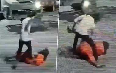 Sathu Beaten by Youth Gang: பெட்ரோல் பங்கில் பரபரப்பு செயல்; அமைதியாக நின்ற சாமியார் மீது போதை இளைஞர்கள் தாக்குதல்.!