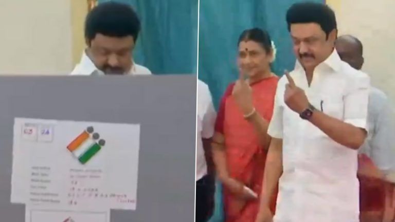 TN CM MK Stalin Casting Vote: ஜனநாயக கடமையாற்றிய முதல்வர் மு.க ஸ்டாலின்; காலையிலேயே விறுவிறுப்புடன் வாக்குப்பதிவு.!