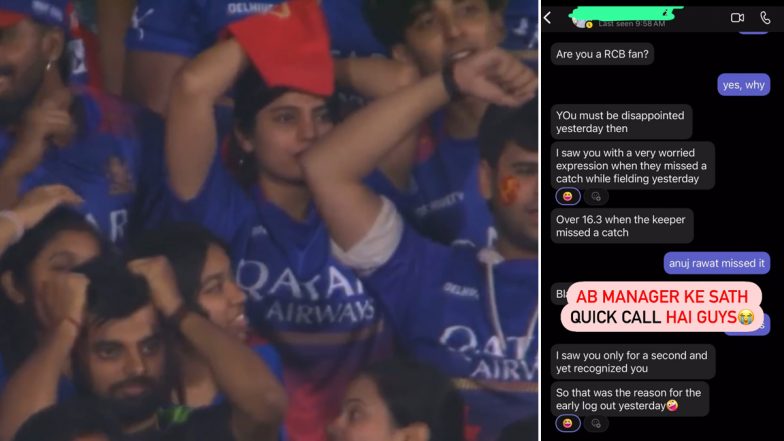 Manager Spots RCB Fan on TV: 