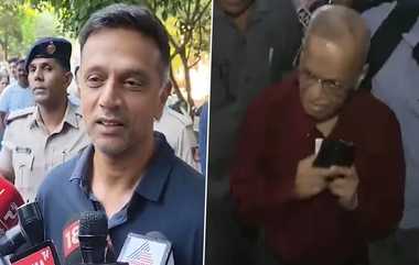 Rahul Dravid, Infosys Narayana Murthy Casted Votes: இந்திய தேர்தல்கள் 2024: ஜனநாயக கடமையாற்றிய இன்போசிஸ் நிறுவனர் நாராயண மூர்த்தி, கிரிக்கெட் வீரர் ராகுல் ட்ராவிட்..!