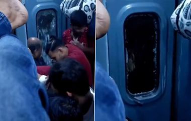 Seat Struggle in Indian Railway: டிக்கெட் எடுத்த பயணிகளுக்கு ரயிலின் கதவைத் திறக்காமல் வித்தவுட்டில் செல்லும் பயணிகள் அட்டூழியம்.. வைரலாகும் வீடியோ..!