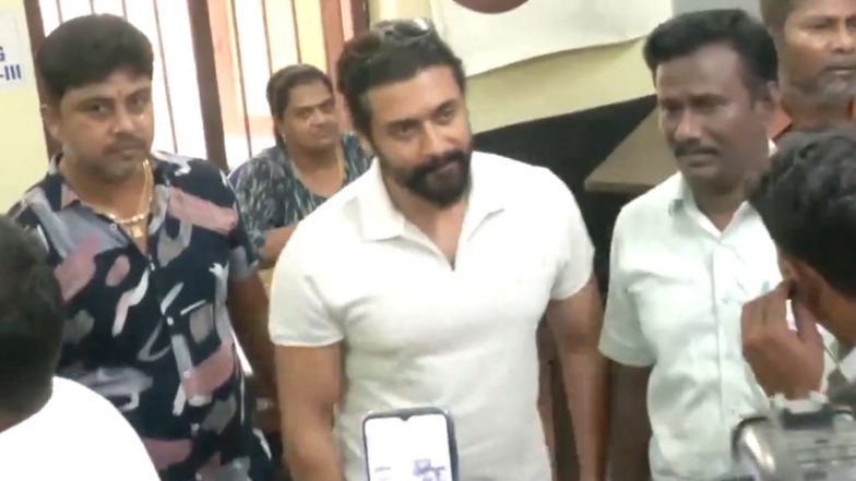 Actor Suriya Casted Vote: 